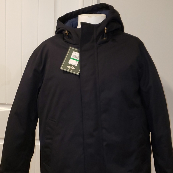 NWT G. H. Bass & Co. Men's Navy Coat Size Large - Picture 3 of 12